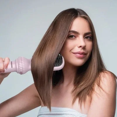 Porodo 5 In 1 Hair styling  Tool _ pink